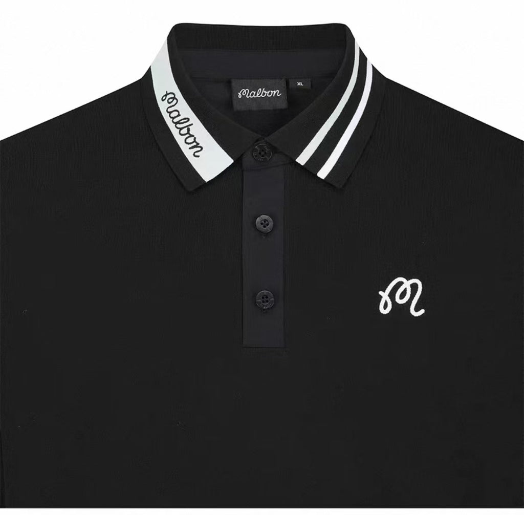 Malbon Golf Men’s Athletic Polo Shirt