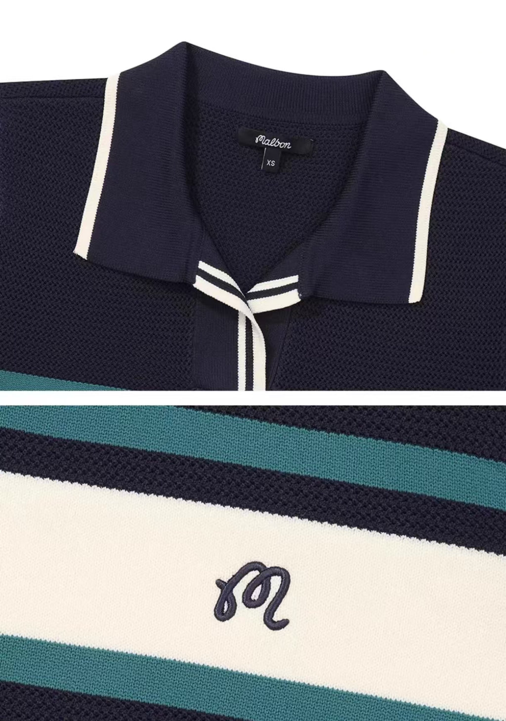 Malbon Women's Knit Golf Polo