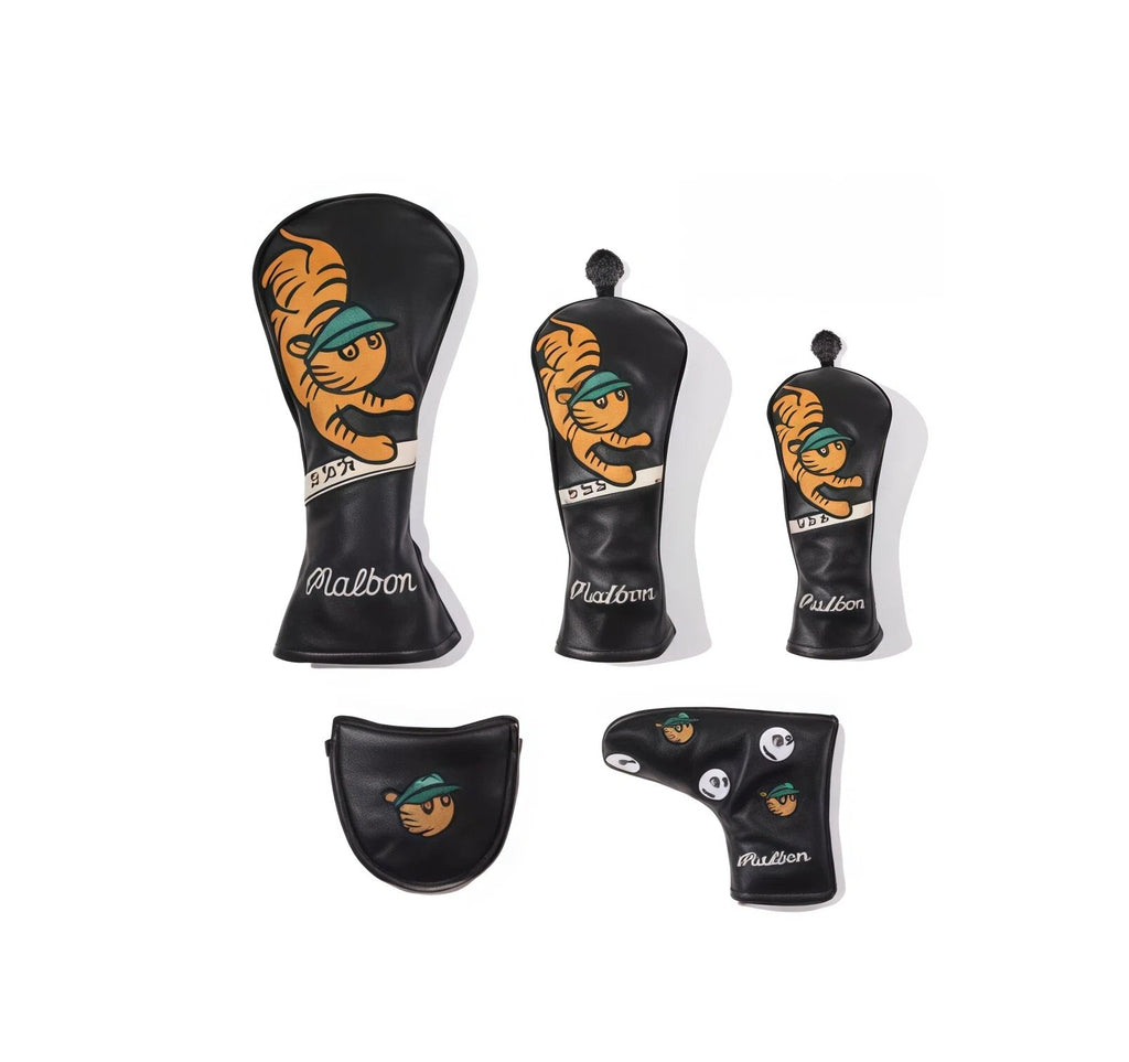Limited Edition Cartoon Golf Headcover Set – Driver & Putter Covers
