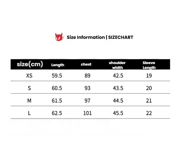 WAAC Illusion White women’s golf polo size chart