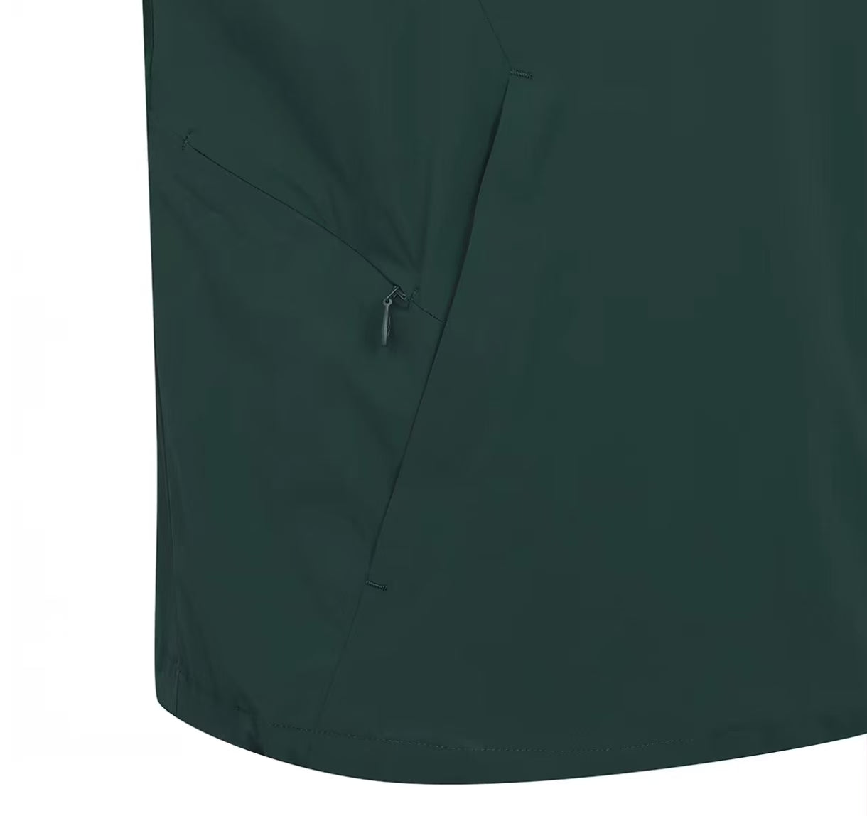Malbon men Green short-sleeve half-zip golf jacket size chart