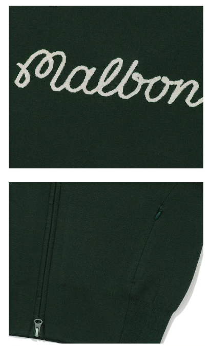 Malbon women's zip-up casual golf jacket — styled lifestyle view 6