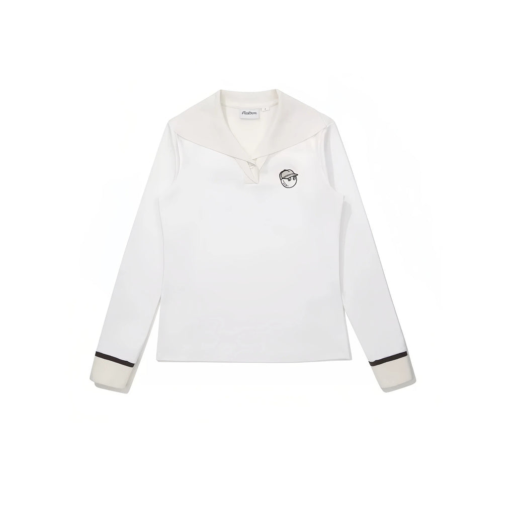 Malbon women ice silk golf polo back view