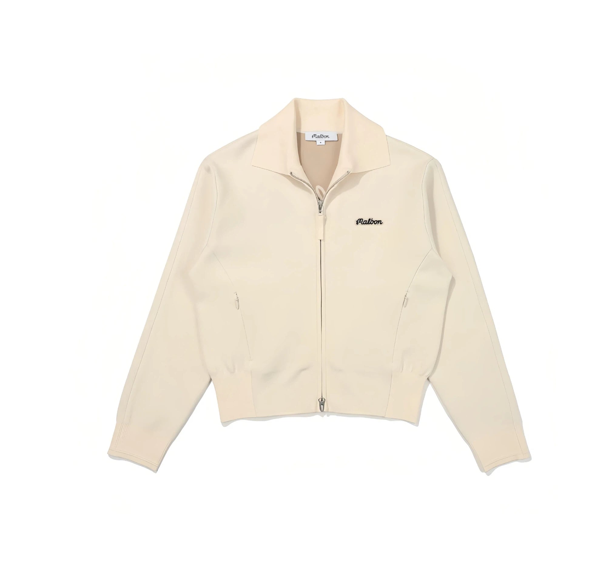 Malbon women's zip-up casual golf jacket — styled lifestyle view 7