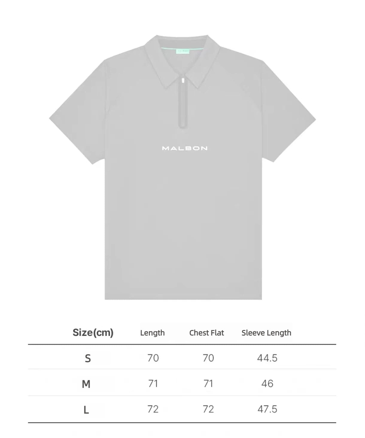 Malbon Golf Quarter-Zip Polo Shirt