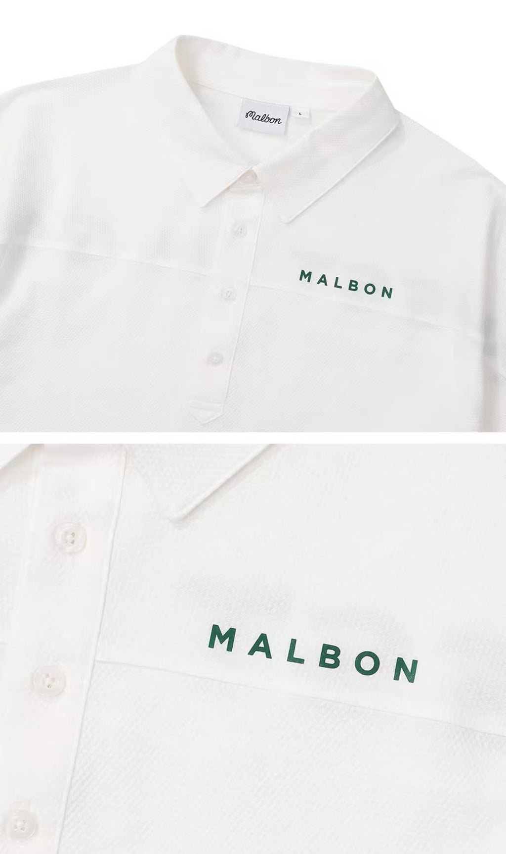 Malbon Golf Men’s Casual Quick-Dry Polo Shirt