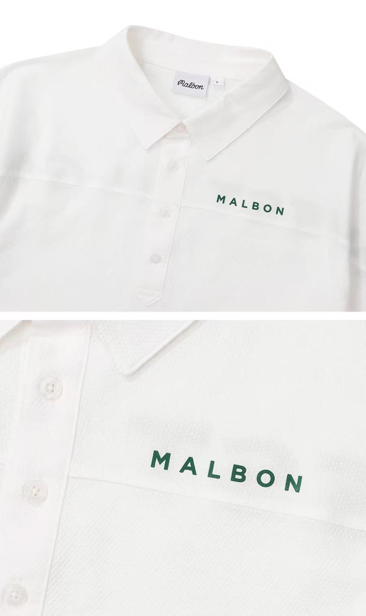 Malbon Golf Men’s Casual Quick-Dry Polo Shirt
