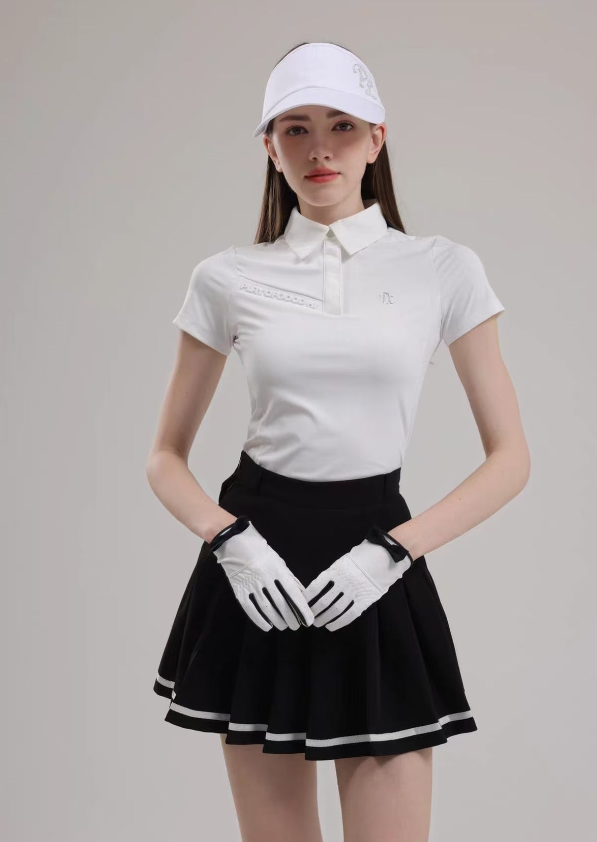 Women’s  Slim Golf Tennis Shirt - product view