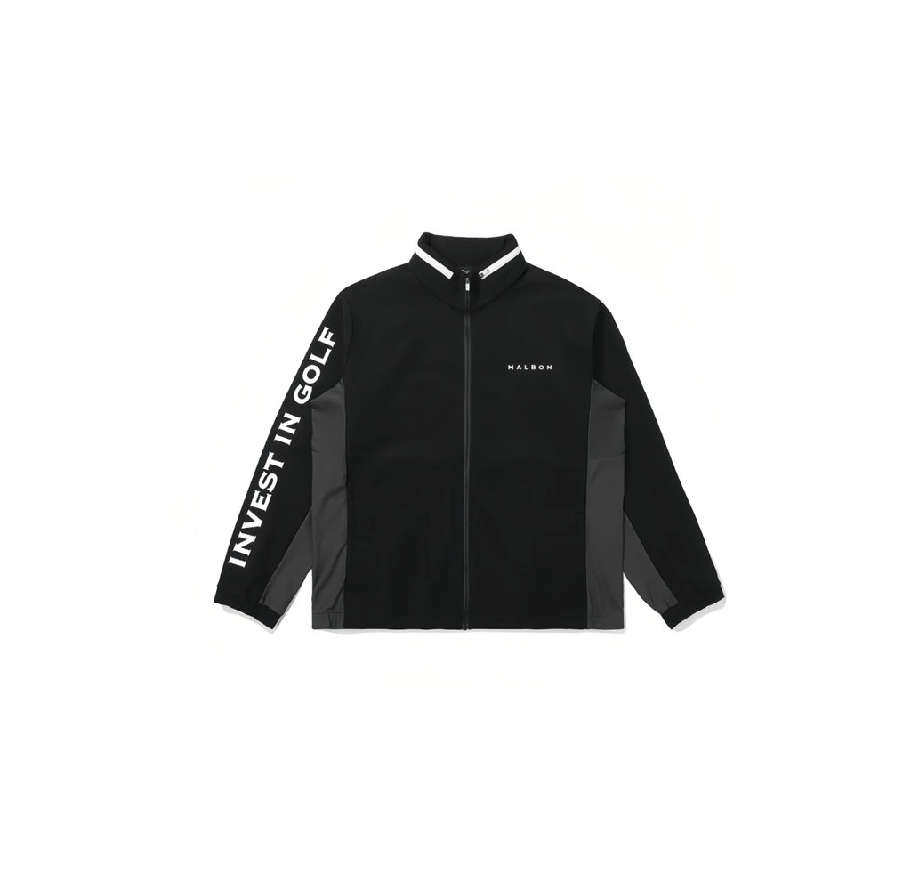 Malbon men's 2026 spring autumn casual golf jacket — styled lifestyle view 8