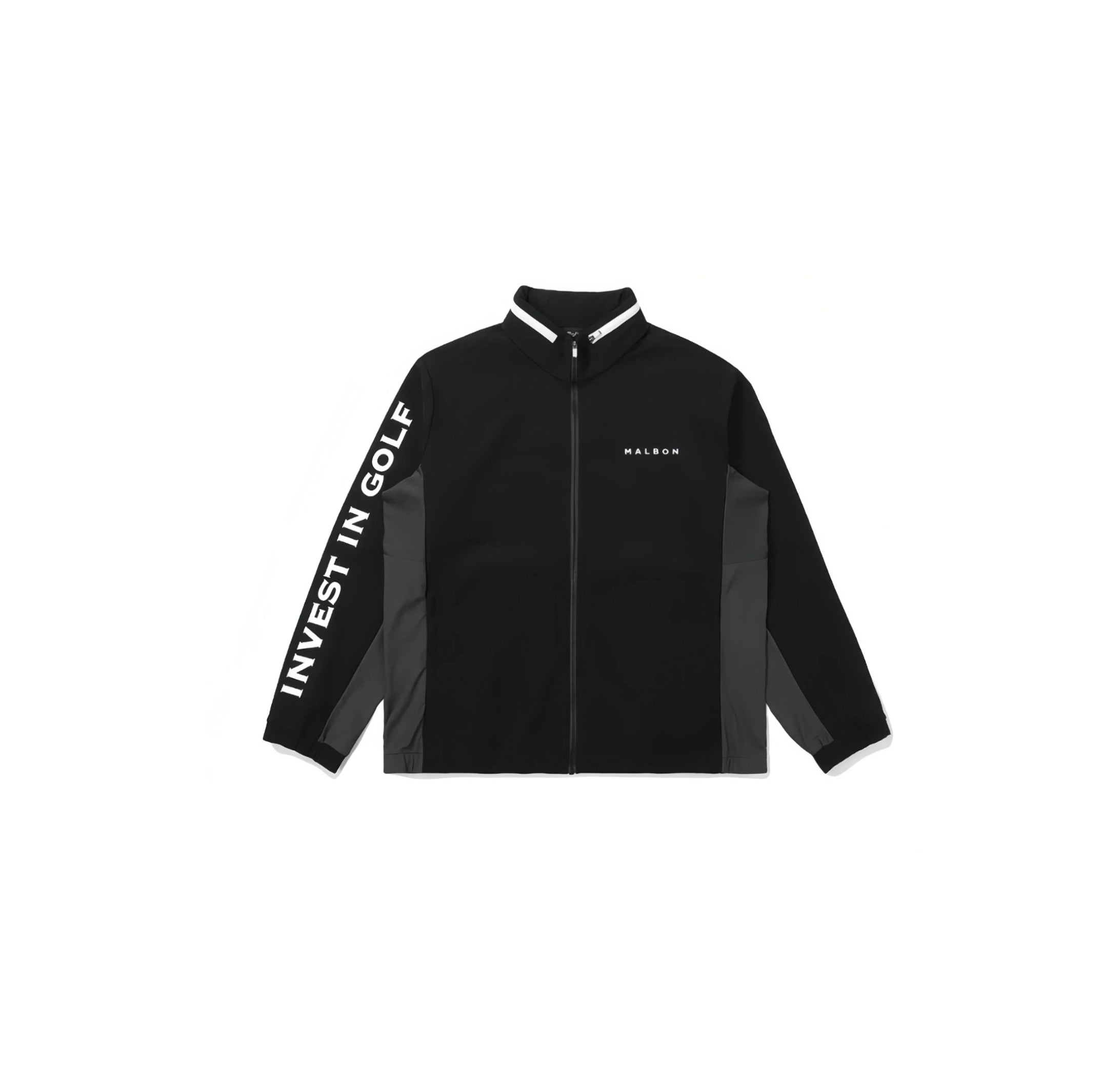 Malbon men's 2026 spring autumn casual golf jacket — styled lifestyle view 8