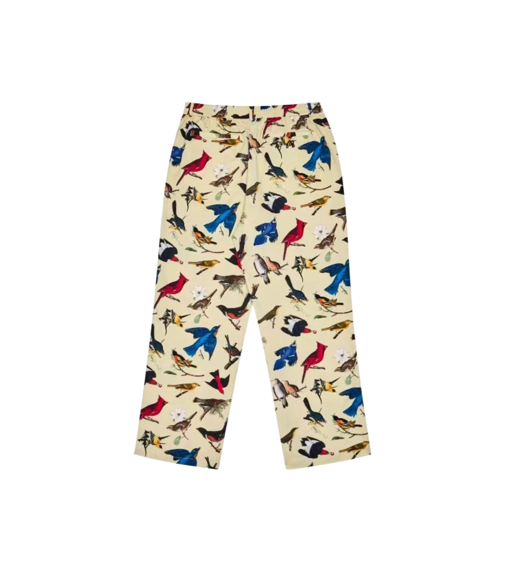 Malbon Birds Of Georgia Magnolia Pant Bird Print Bird Print golf pants front view