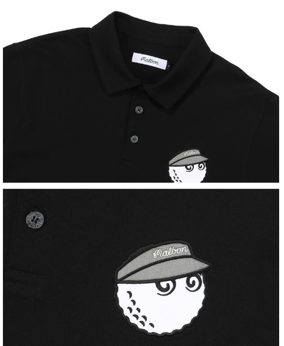 Malbon Golf Men’s Breathable Quick-Dry Polo Shirt