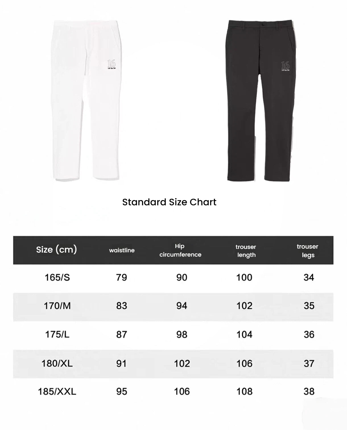 Devereux Men's White Stretch Breathable Straight Golf Pants – OZ