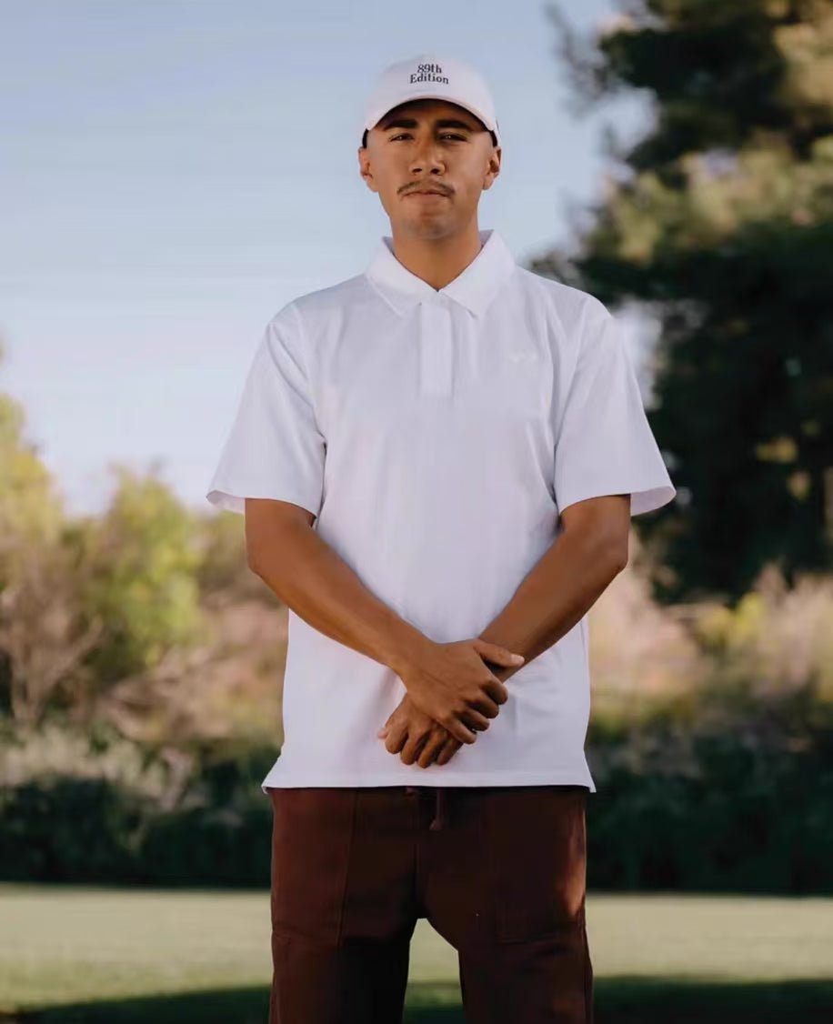Devereux men’s White front model view