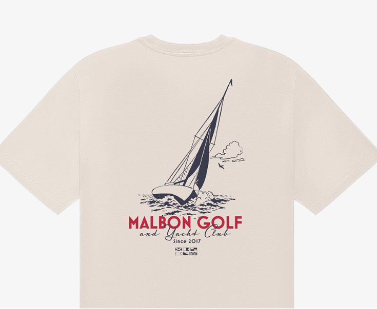Malbon Golf Vesta Crewneck T-Shirt
