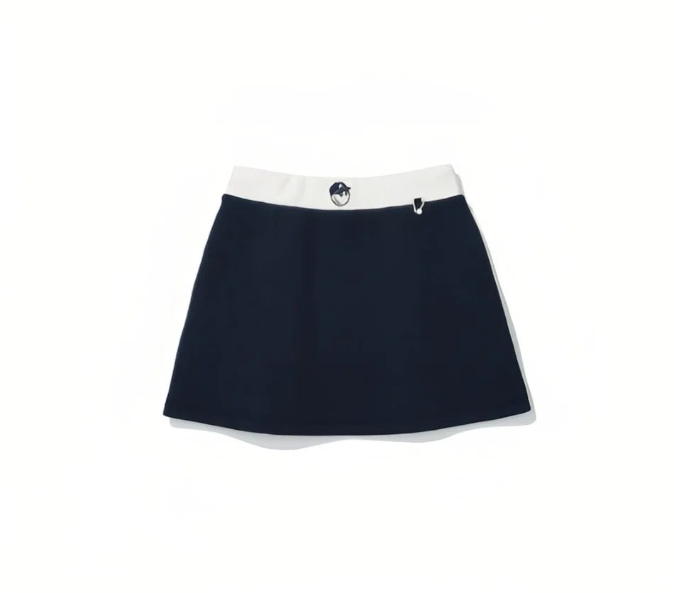 Malbon women golf skort dark blue colour variant