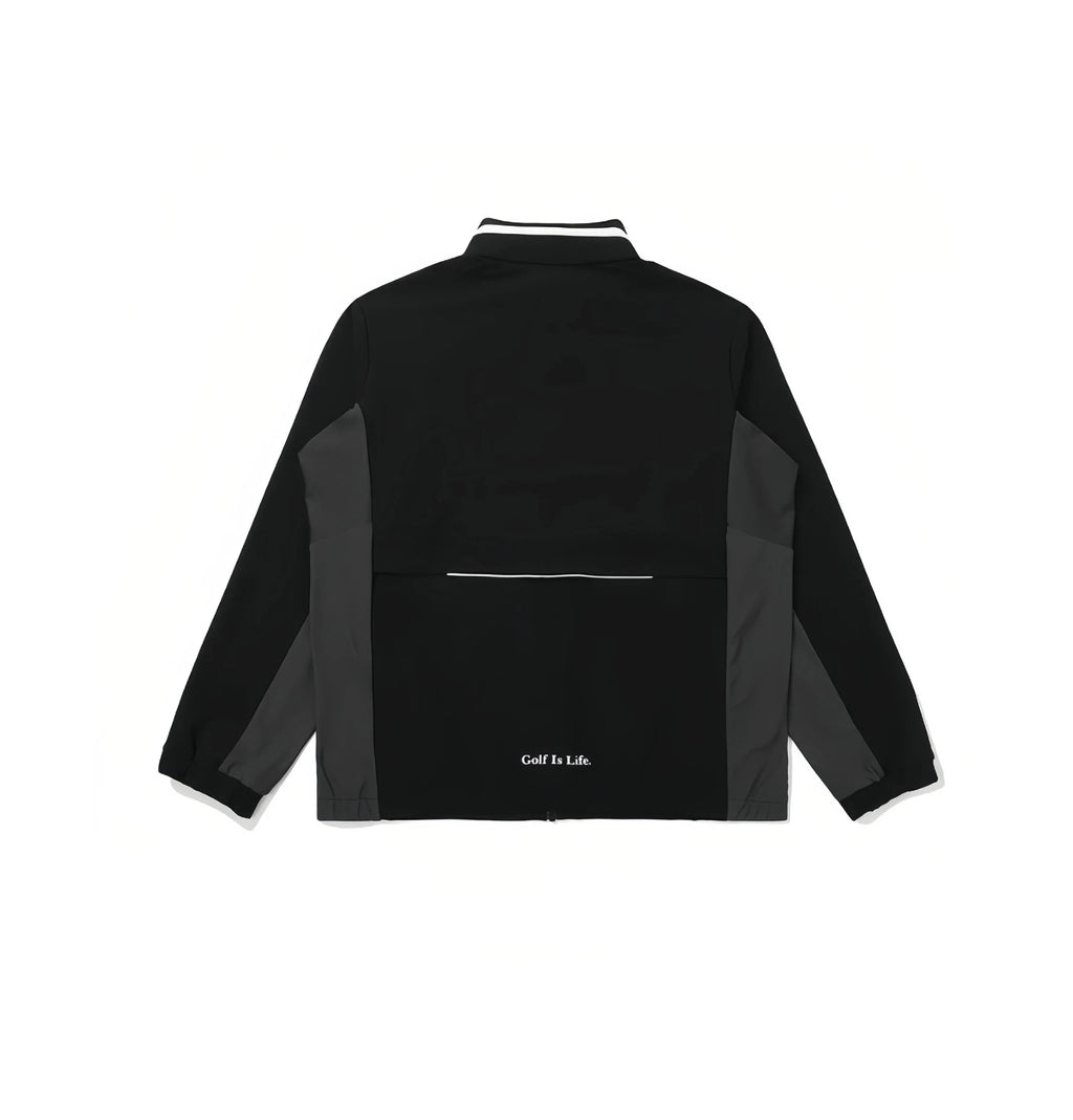 Malbon men's 2026 spring autumn casual golf jacket — styled lifestyle view 9