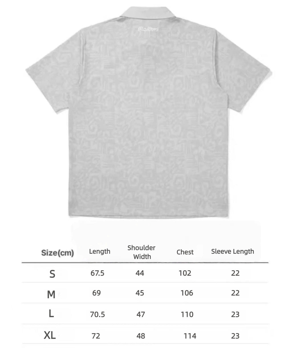 Malbon Golf Men’s Casual Quick-Dry Polo Shirt