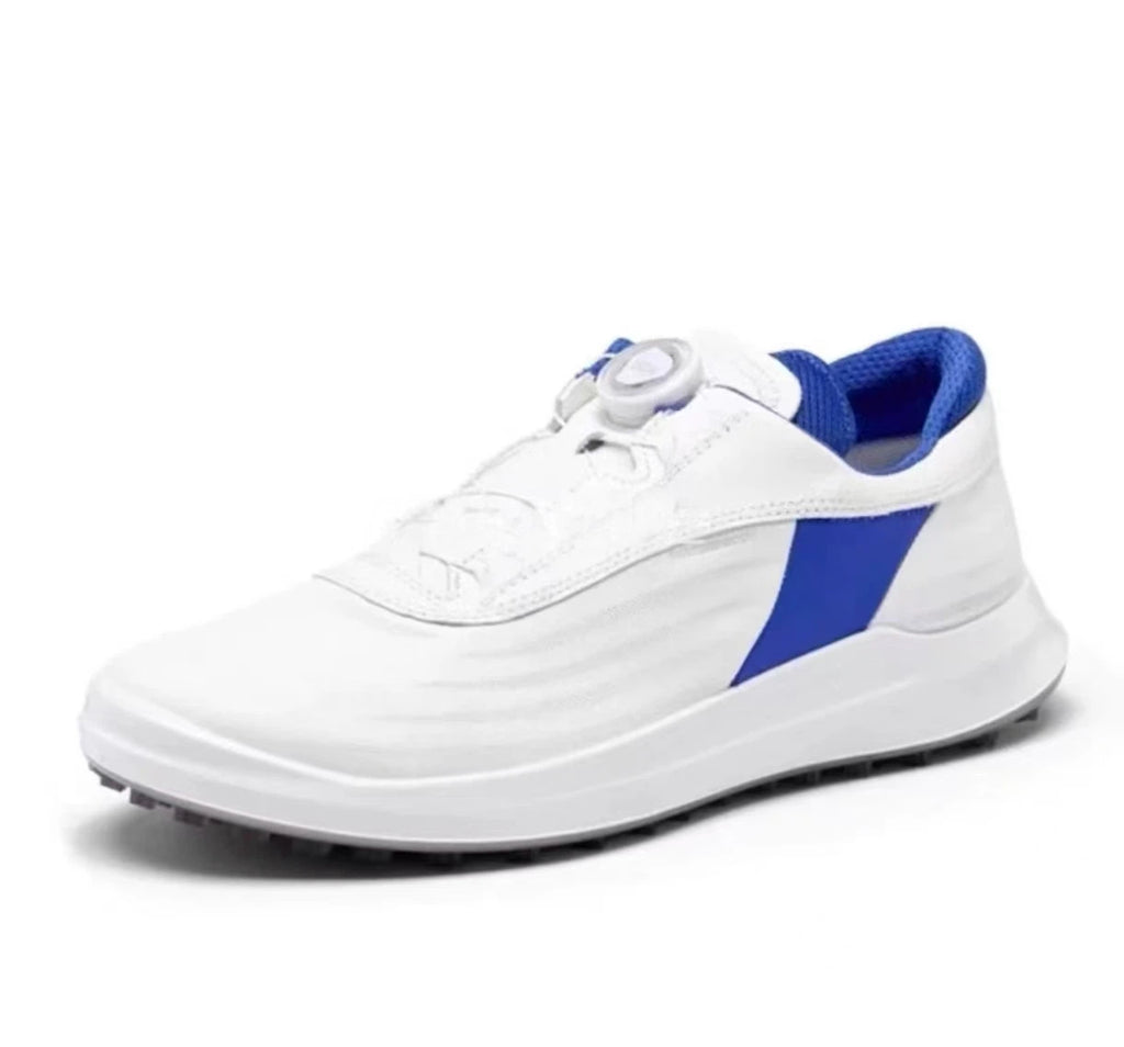 Men’s Leather Waterproof Breathable Lightweight Golf Shoes