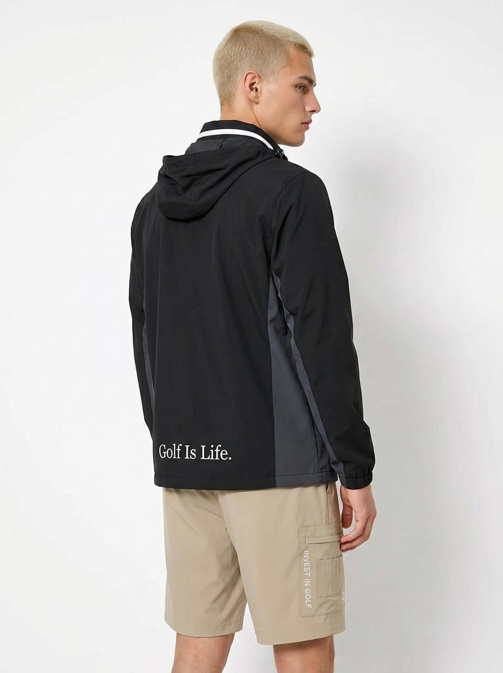 Malbon men's 2026 spring autumn casual golf jacket — styled lifestyle view 16