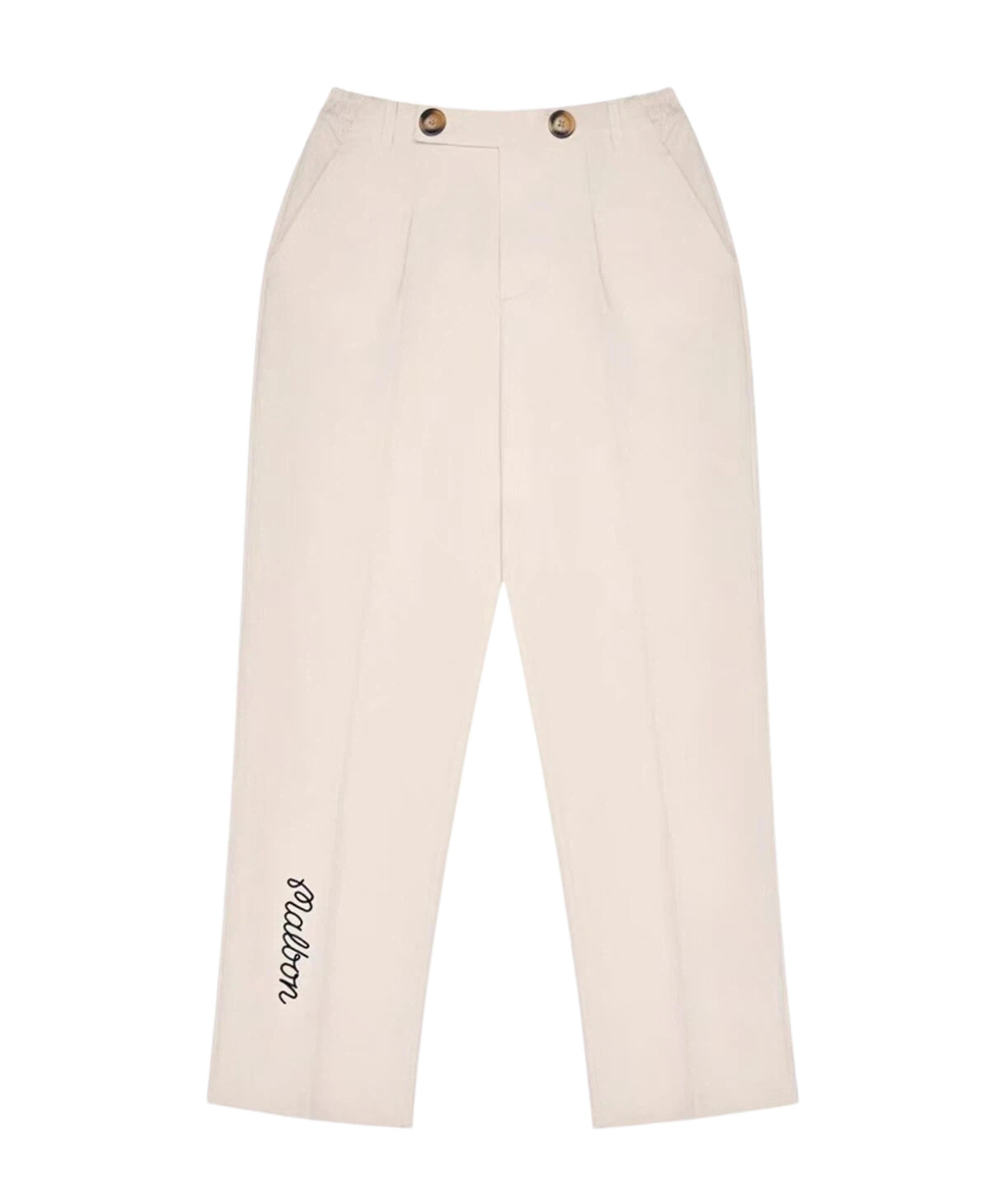 Malbon Golf Men's Solid Straight Leg Pants