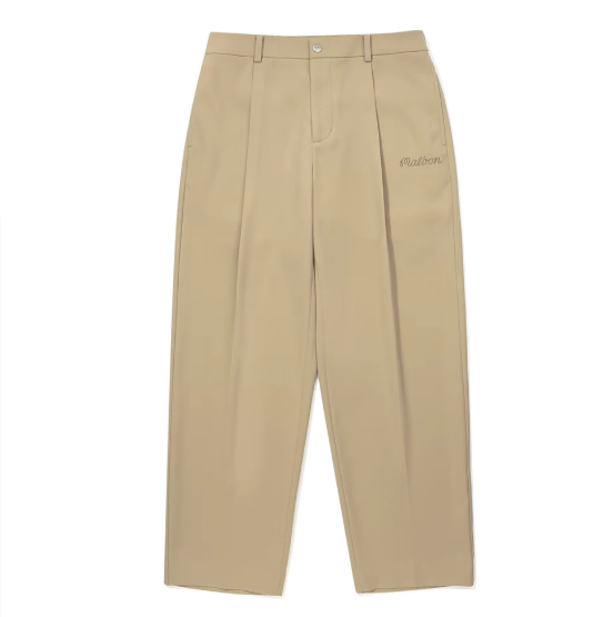 Malbon Studio Seoul Pintuck Straight Pant