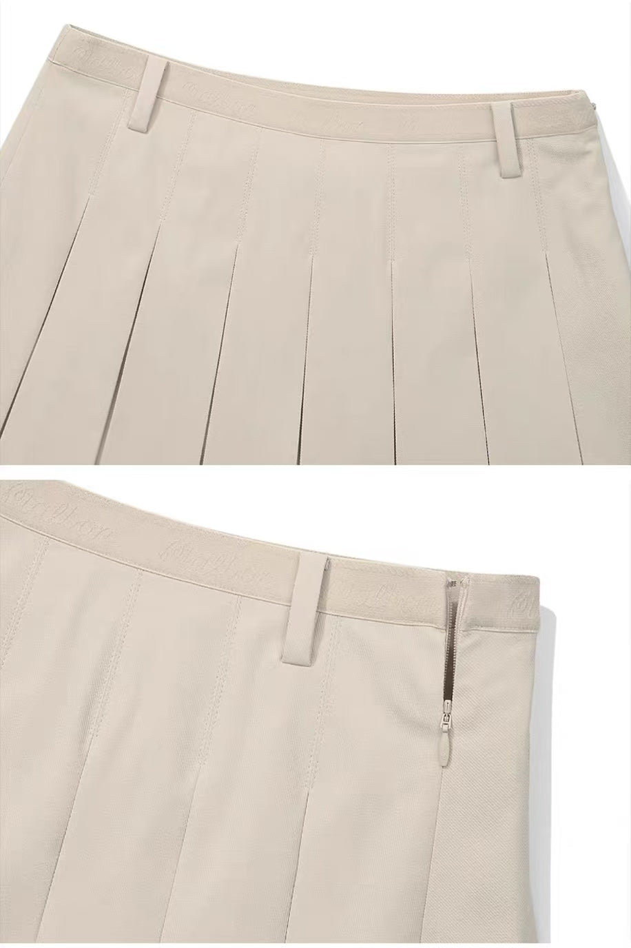 Malbon Studio Seoul High-low Pleated Skirt