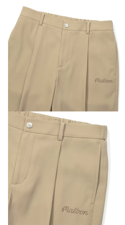 Malbon Studio Seoul Pintuck Straight Pant