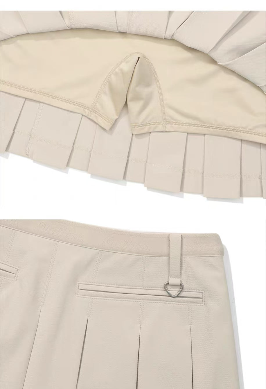 Malbon Studio Seoul High-low Pleated Skirt
