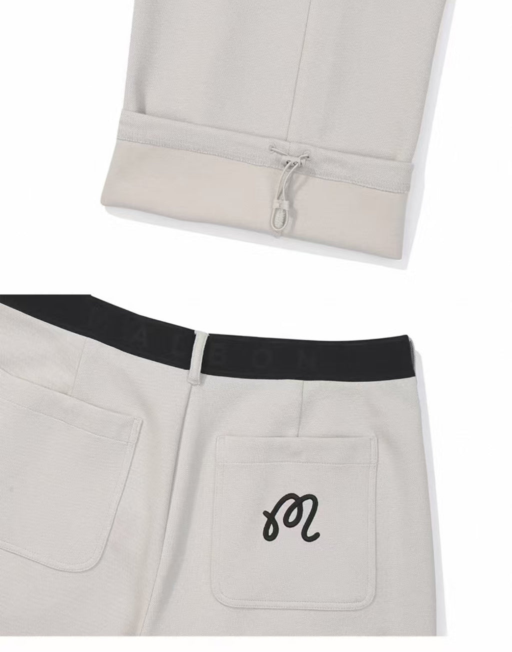 Malbon Golf Men's Stretch Quick-Dry Straight Pants