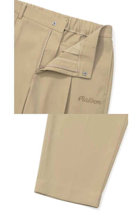 Malbon Studio Seoul Pintuck Straight Pant