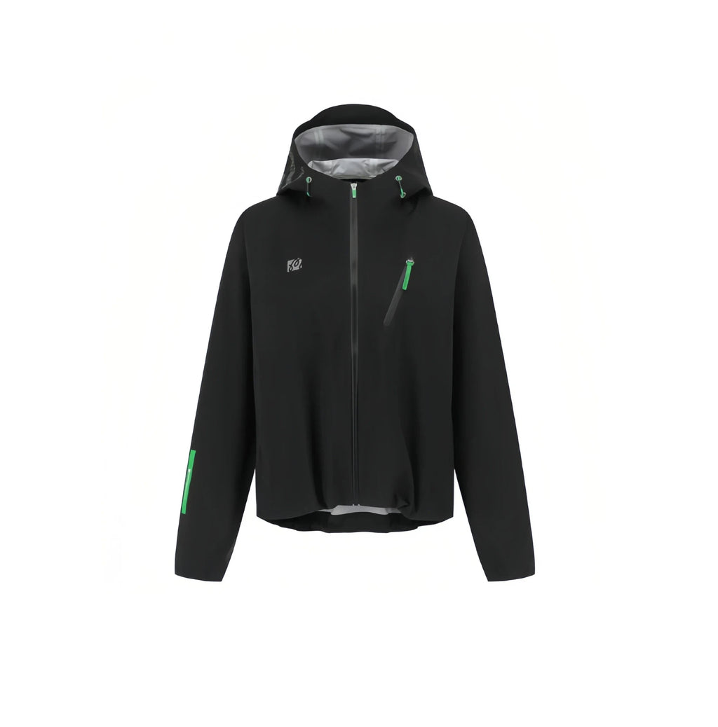 Malbon Studio Seoul 3-Layer Tech Women's Jacket Black golf apparel front view