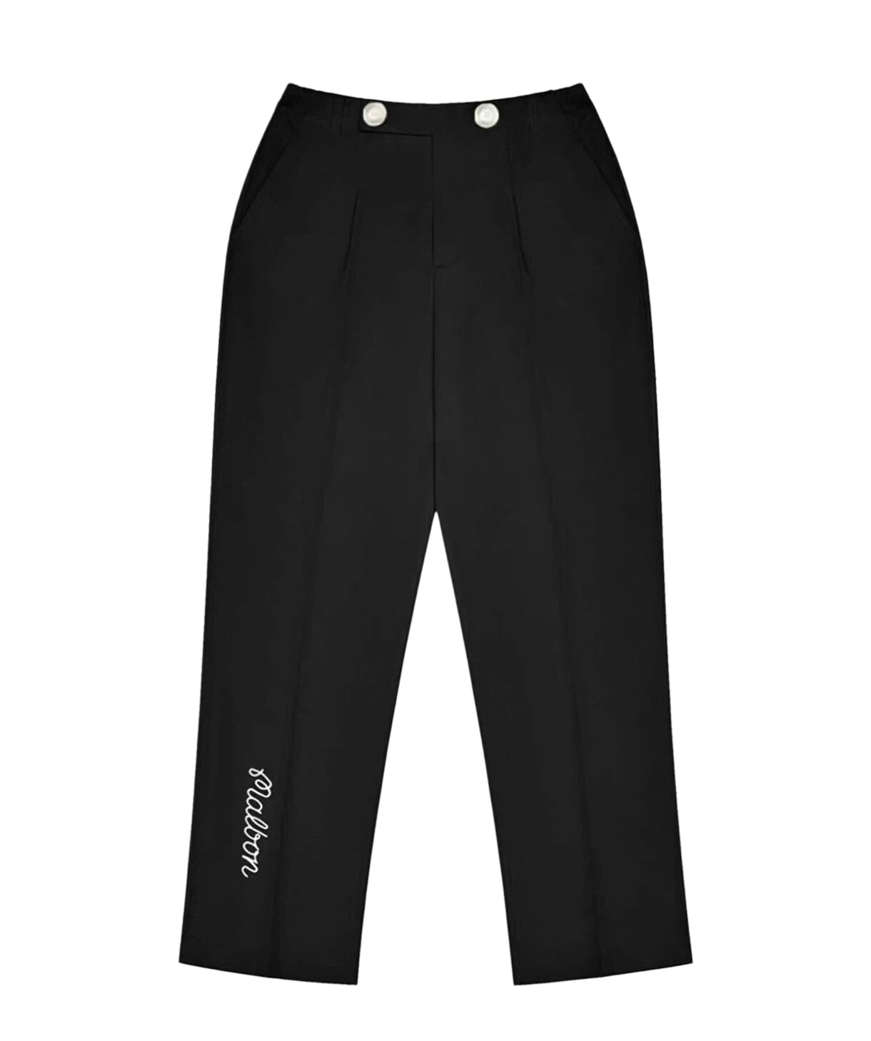 Malbon Golf Men's Solid Straight Leg Pants