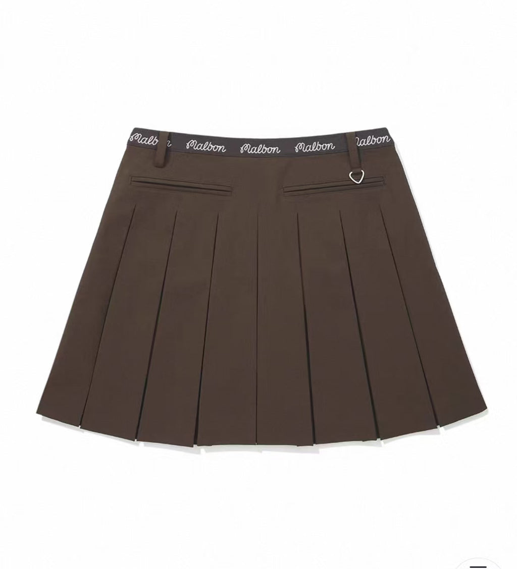 Malbon Studio Seoul High-low Pleated Skirt
