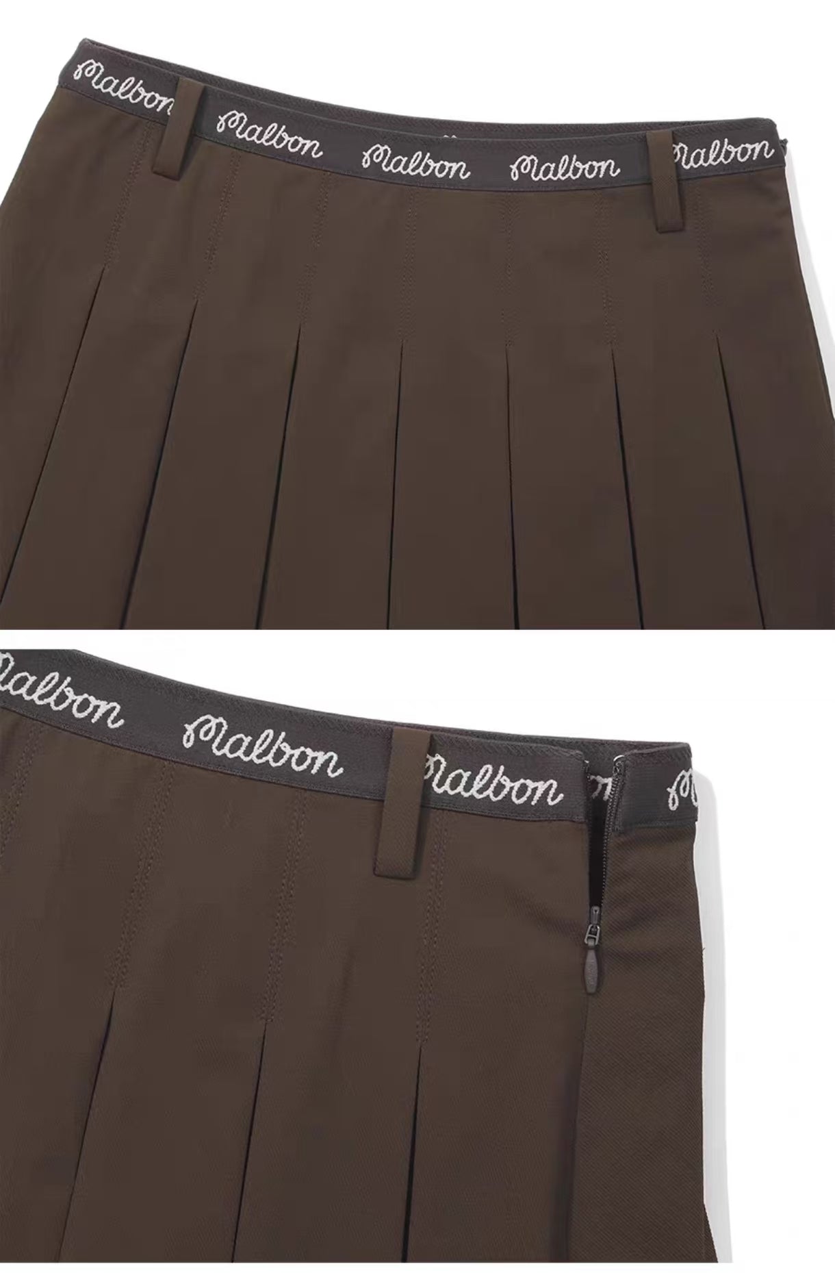 Malbon Studio Seoul High-low Pleated Skirt