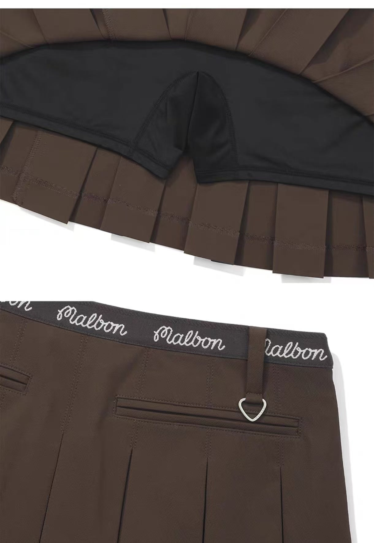 Malbon Studio Seoul High-low Pleated Skirt
