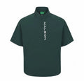Malbon Studio Seoul Hybrid Anorak Green hybrid golf anorak front view