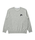 Malbon Studio Seoul Double-Knit Men's Pullover Grey golf apparel front view
