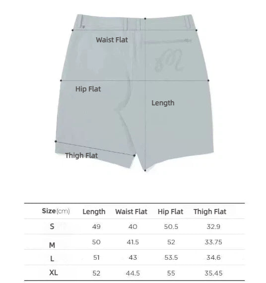Malbon Men's Casual Athletic Sports Shorts Grey size chart