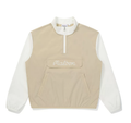 Malbon Women's Quick-Dry Long Sleeve Golf Top Khaki long sleeve golf top front view