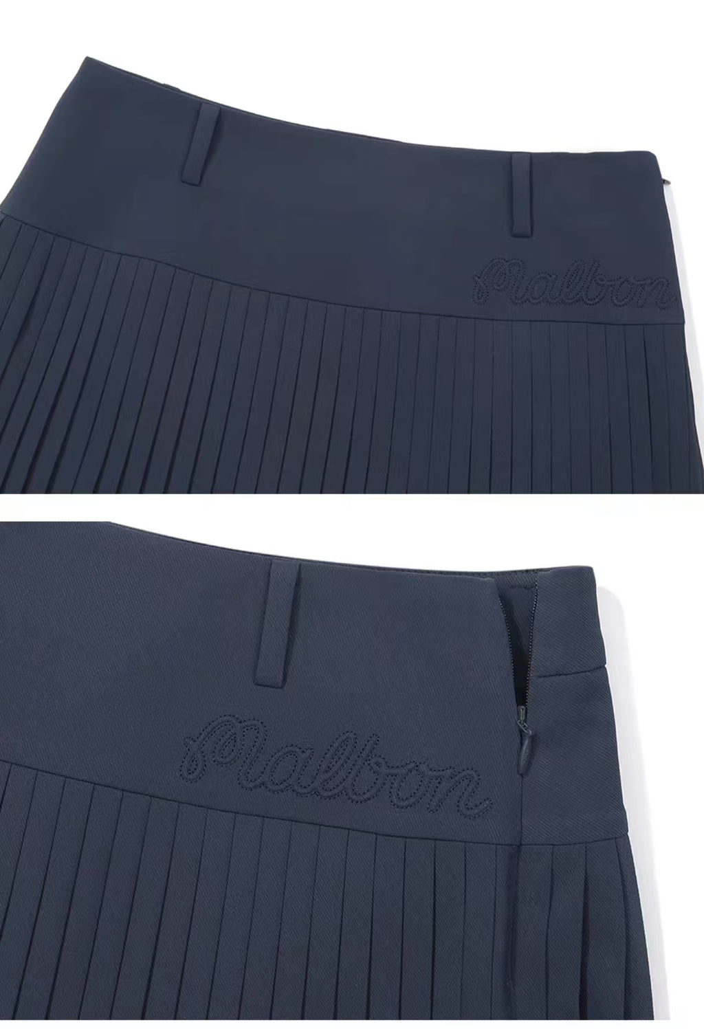 Malbon Studio Seoul Wrap Pleated Skirt
