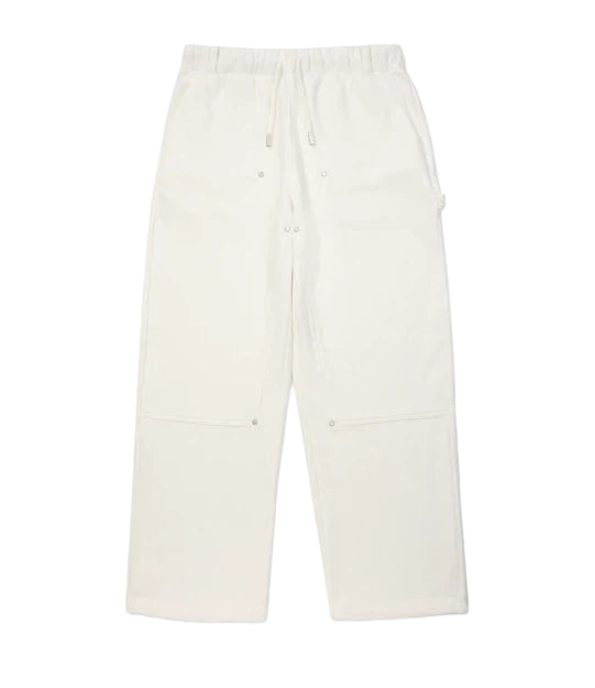 Malbon Studio Seoul Tour Divot French Terry Sweatpant Ivory golf sweatpants front view