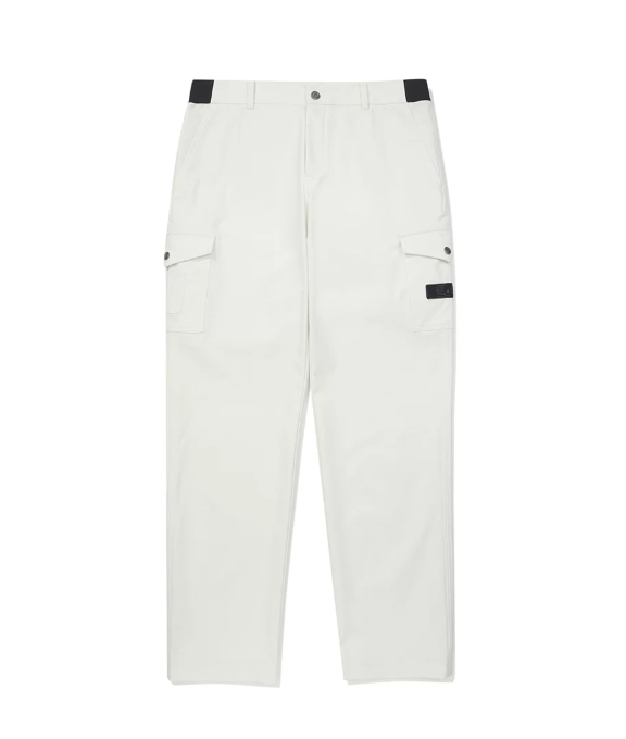 Malbon Studio Seoul Cargo Pant White golf cargo pant front view