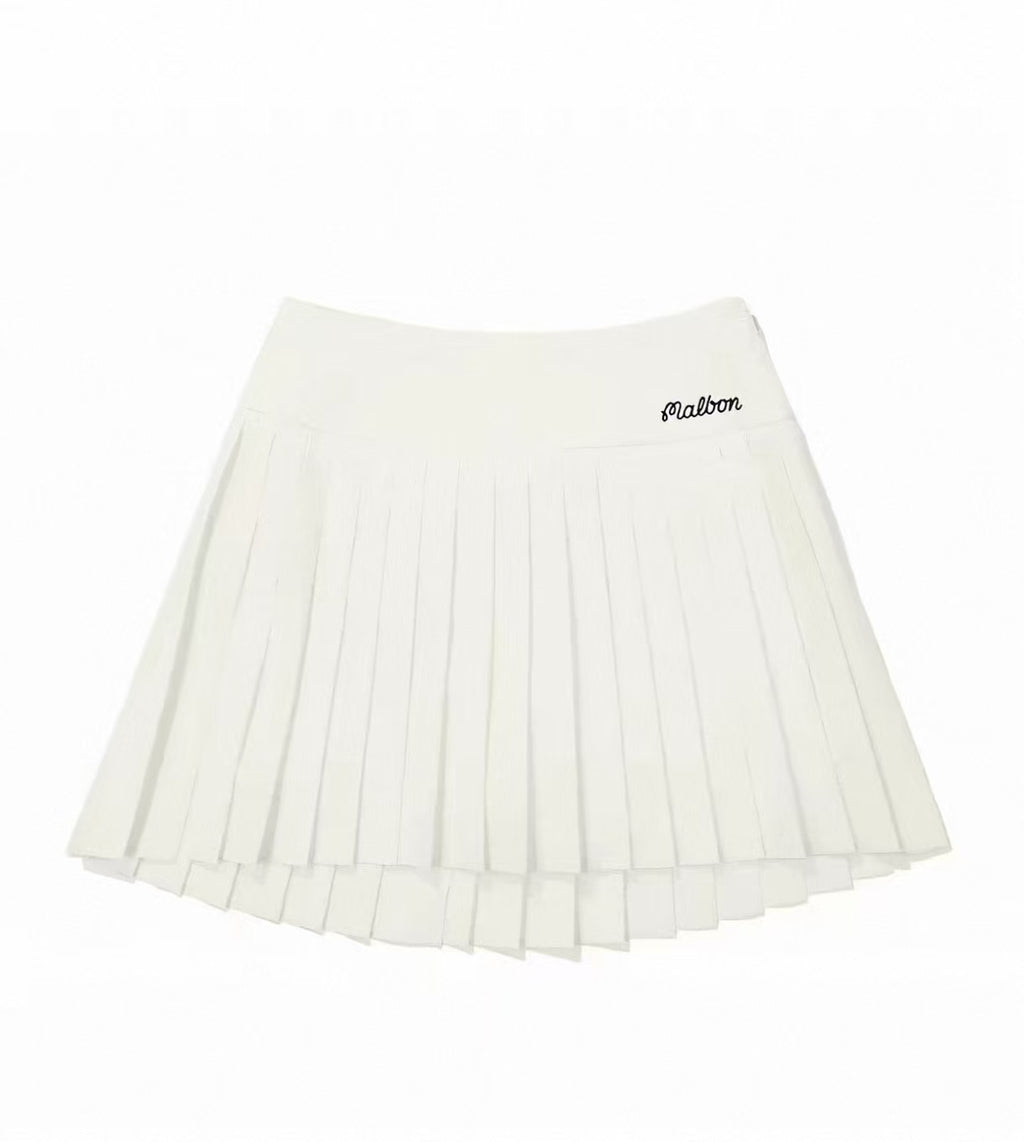 Malbon Women’s Pleated A-line Golf Skort With Shorts