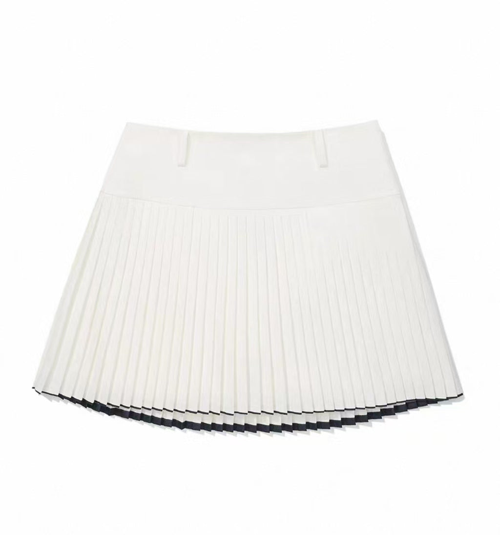 Malbon Studio Seoul Wrap Pleated Skirt