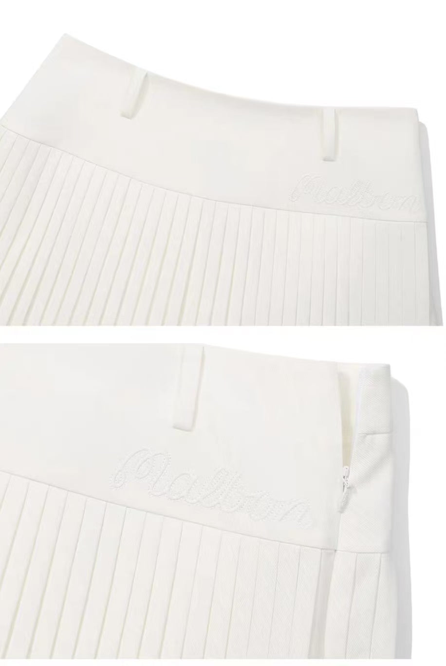 Malbon Studio Seoul Wrap Pleated Skirt