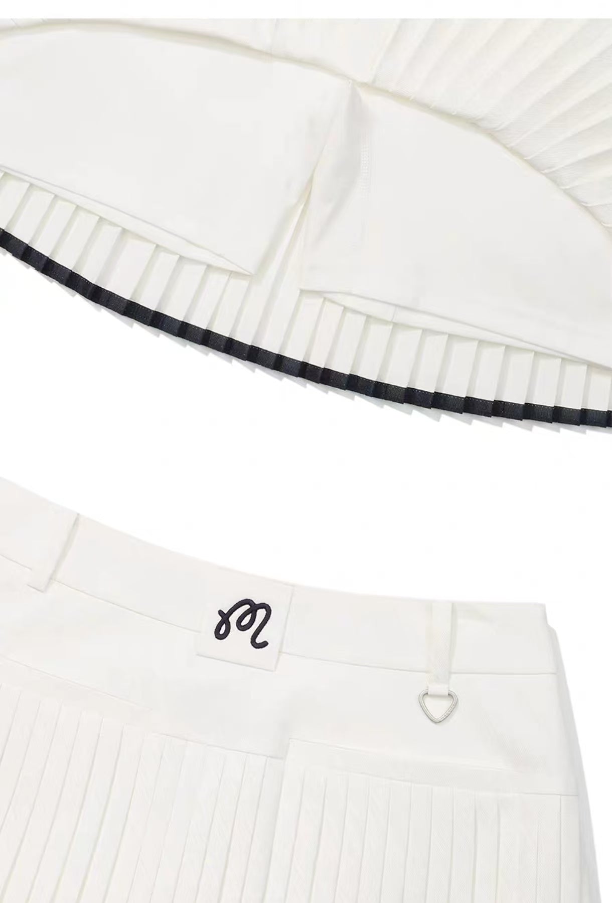 Malbon Studio Seoul Wrap Pleated Skirt