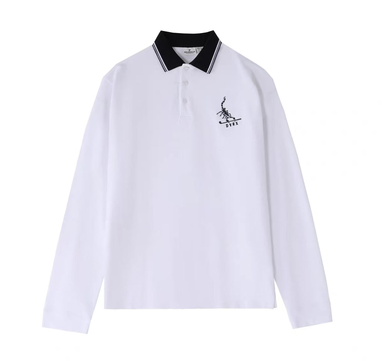 Devereux Scorpion Cotton Heavyweight Piqué Long Sleeve Polo – OZ