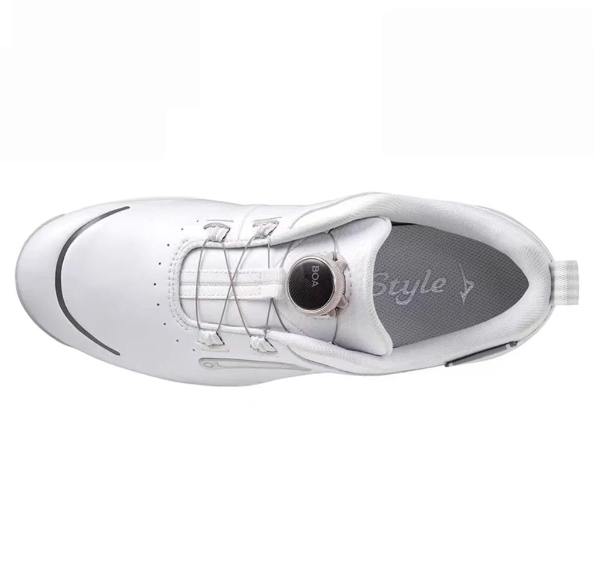 Mizuno Women’s Breathable Spikeless White Golf Shoes - product view 3