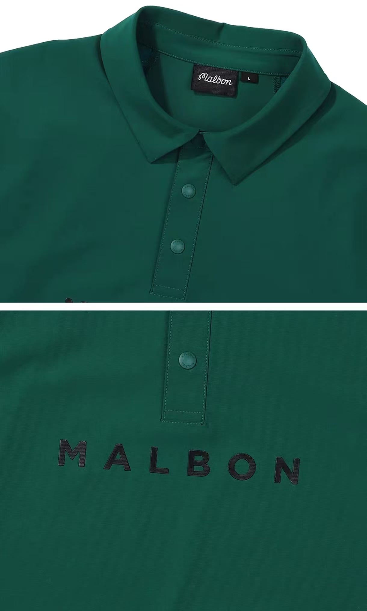 Malbon Golf Men’s Breathable Moisture-Wicking Polo Shirt